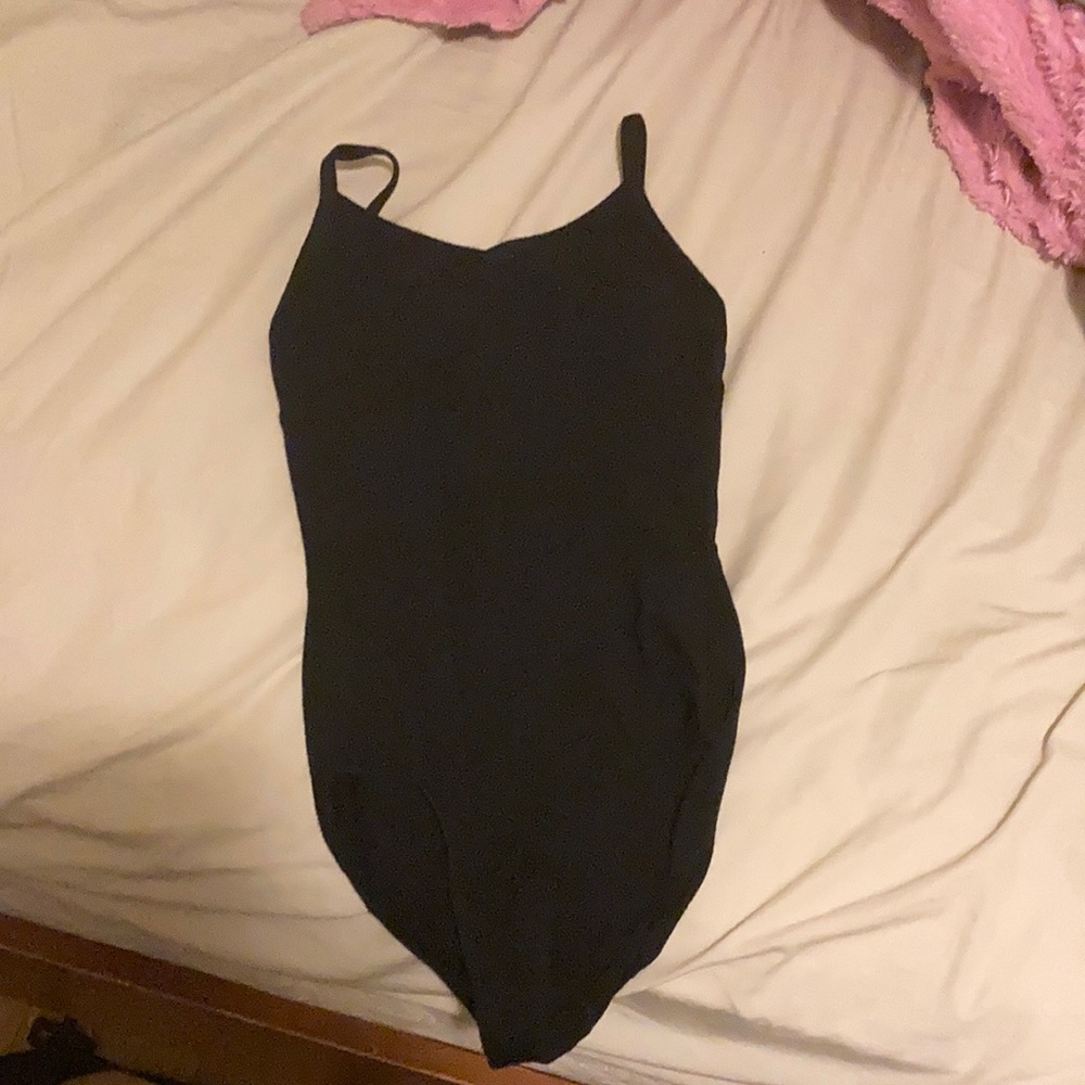 Gymnastics leotard black for girls